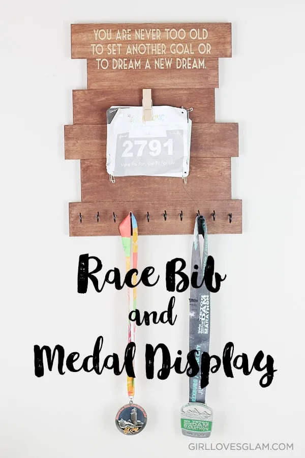 Race Bib and Medal Display - Girl Loves Glam